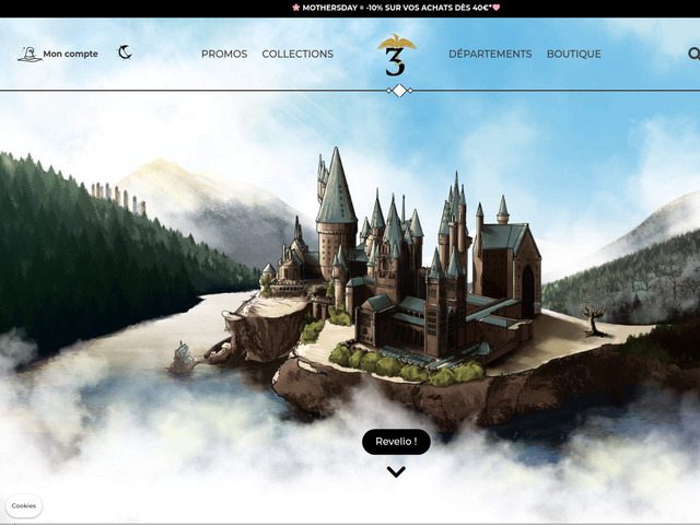 Les 3 Reliques - la plus grande boutique Harry Potter de France