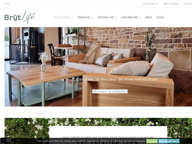 Fabriquant Brût de mobilier sur mesure