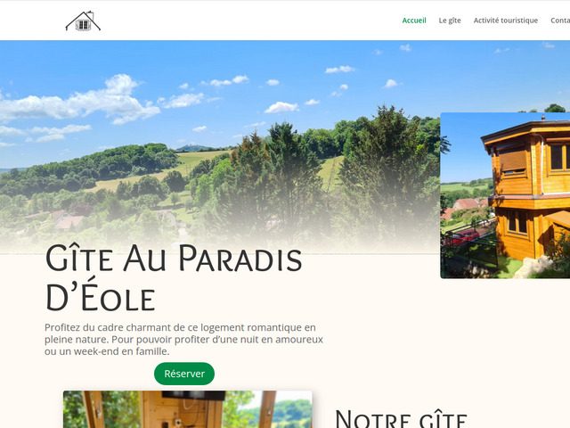 Gîte au paradis d'Eole