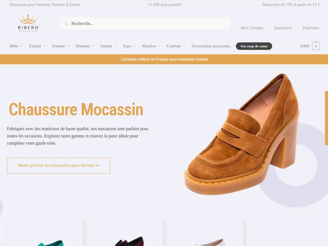 Chaussure mocassin
