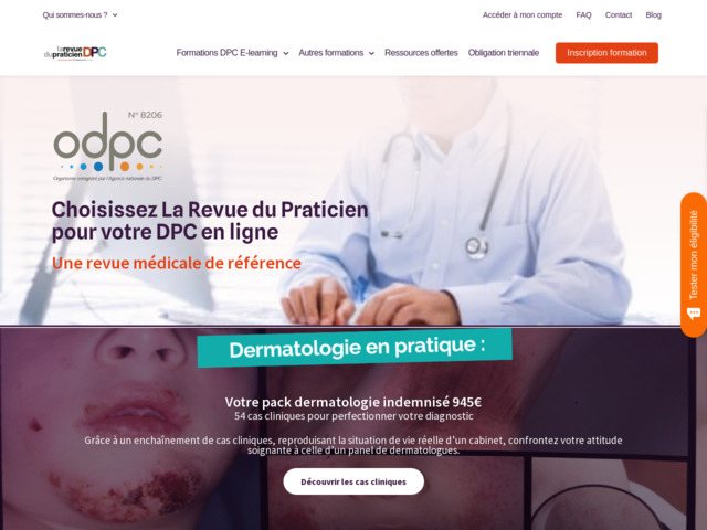 Revue du praticien dpc : formations dpc e-learning pour médecin