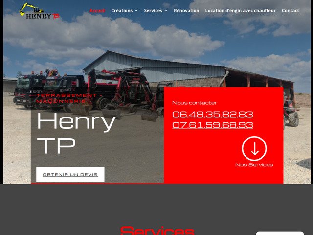 Henry tp - aménagement extérieur - projet sur mesure