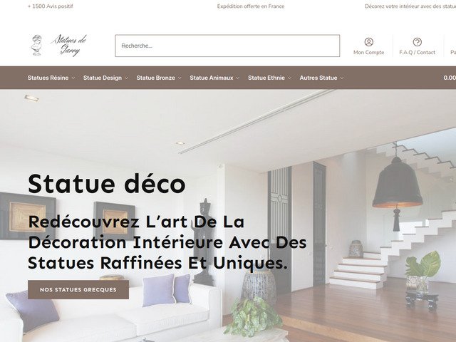 Statue déco
