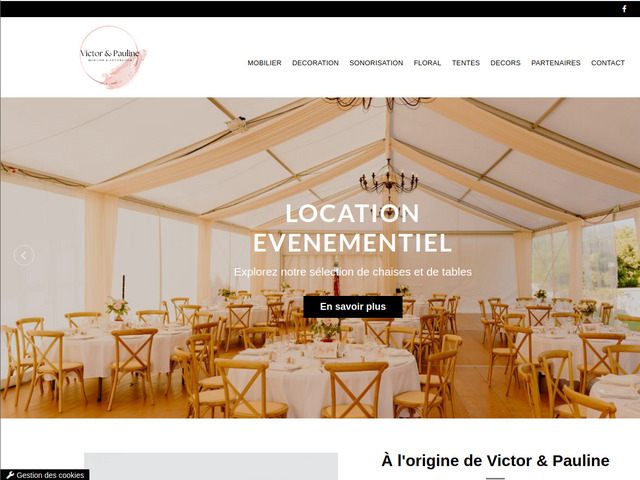 Location matriel vnementiel var - victor et pauline