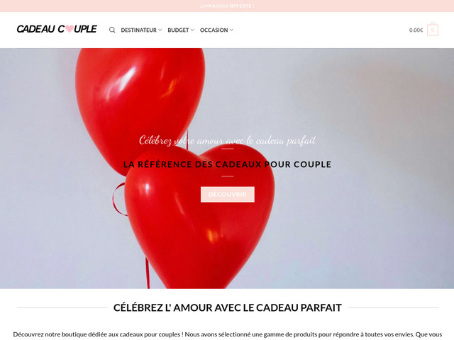 Idée cadeau couple