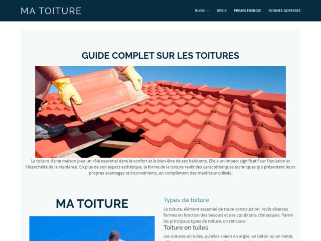 Isoler la toiture