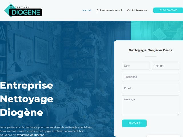 Entreprise de nettoyage Diogène - Experts en nettoyage extrême