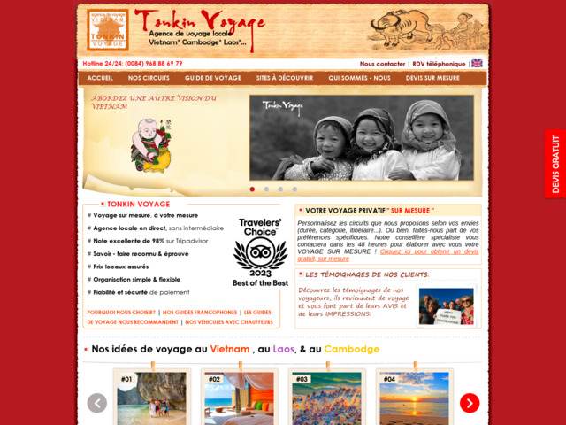 Tonkin Voyage - Agence de voyage locale au Vietnam