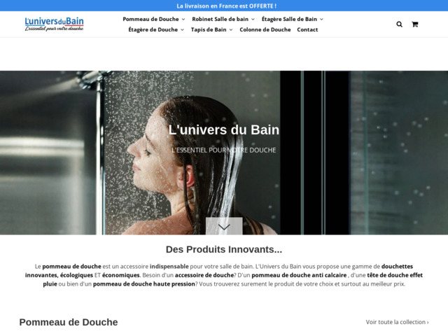 Voici nos pommeaux de douche anti calcaire, haute pression et conomique