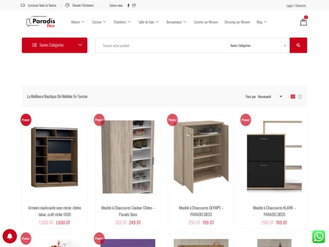 Paradis Déco - meuble en Tunisie