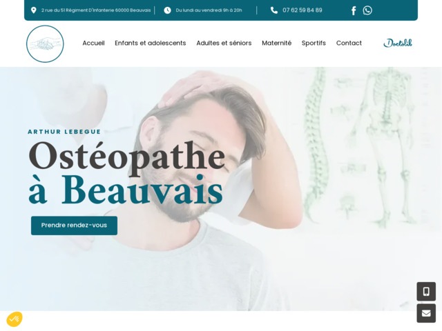 Ostéopathe pour enfants à Beauvais