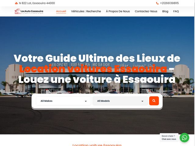 Location de voiture Essaouira