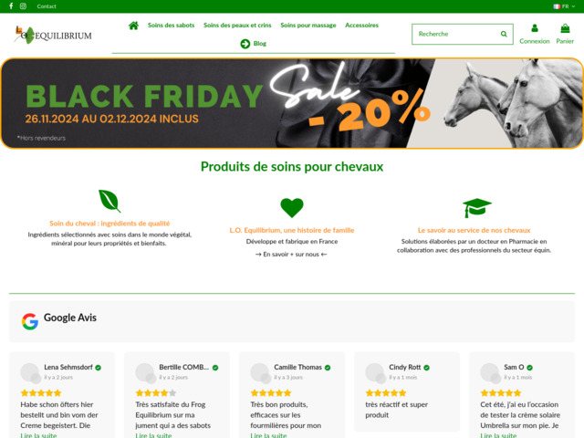 L.O. Equilibrium - soins pour chevaux