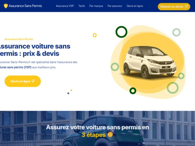 Assurance voiture sans permis