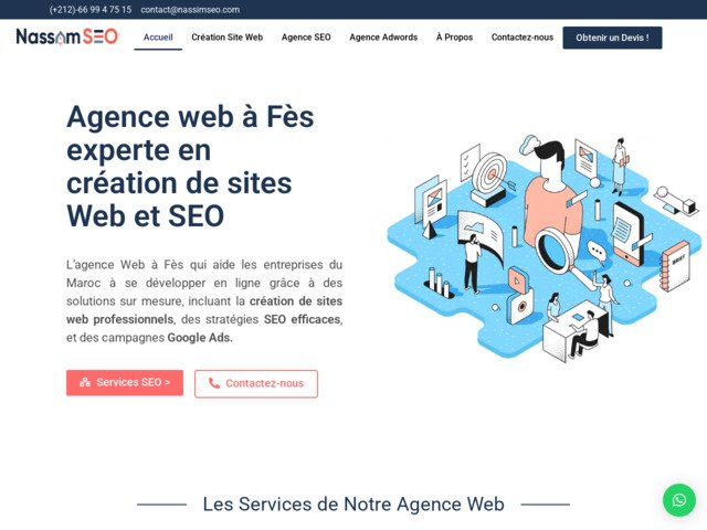 Agence digitale spécialisée dans la création de sites web