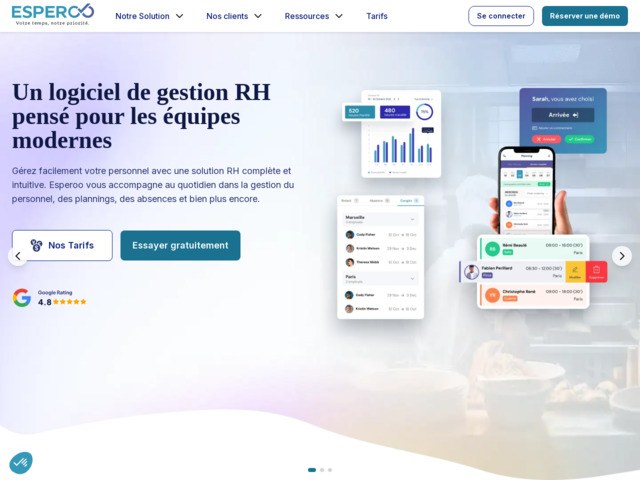 Esperoo – logiciel de gestion de planning pour quipes