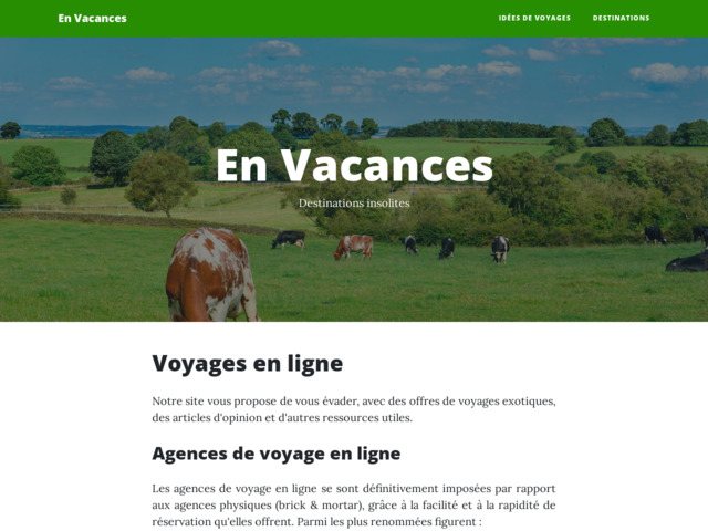 En vacances