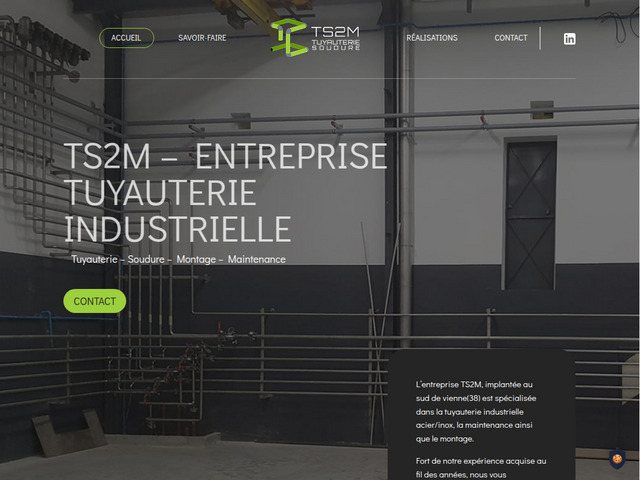 Ts2m-tuyauterie.fr - ts2m - spécialiste en tuyauterie industrielle