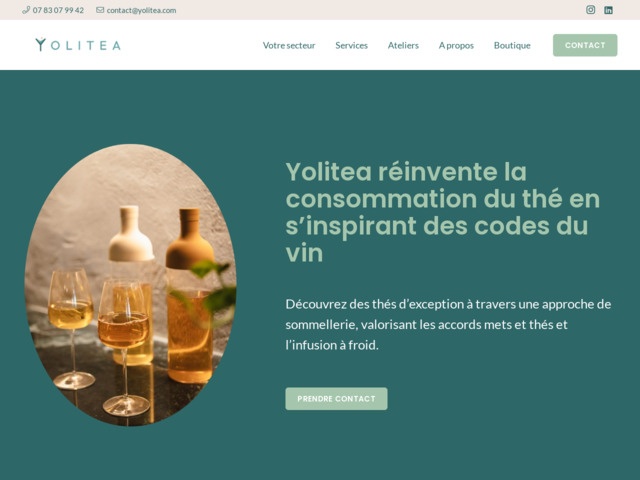 Yolitea, sommellerie du th 