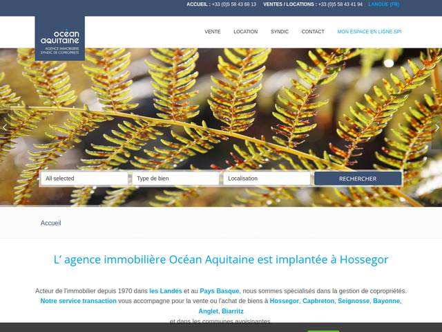 Agence immobilière hossegor - ocean aquitaine