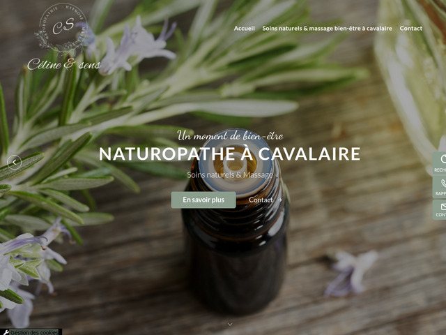 Soins naturels cavalaire - celine & sens