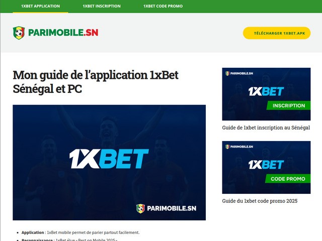 1xbet s�n�gal apk : t�l�chargement gratuit & inscription rapide
