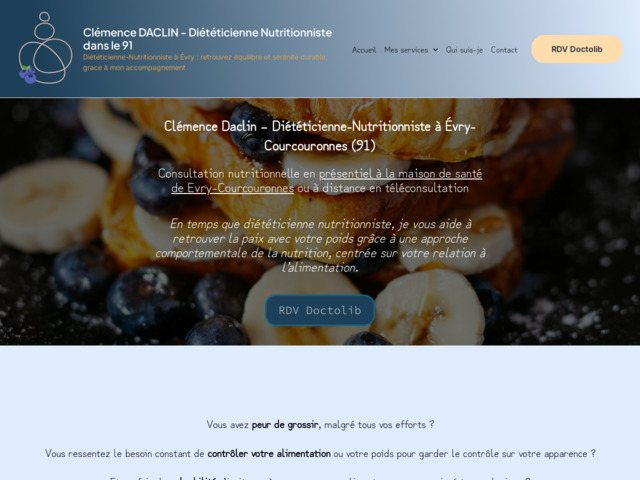 Clémence daclin - diététicienne nutritionniste en essonne