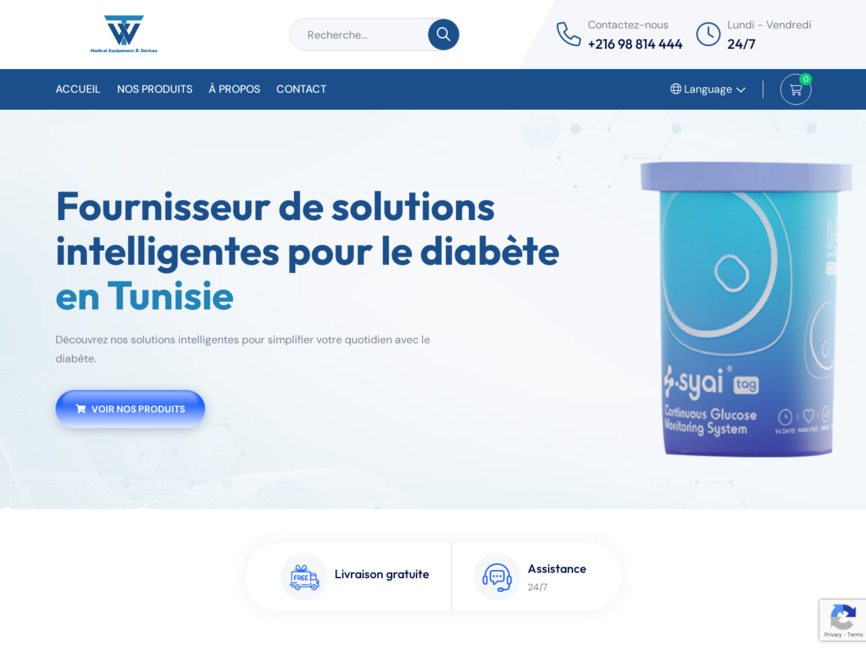 Fournisseur de solutions intelligentes pour le diab�te en tunisie