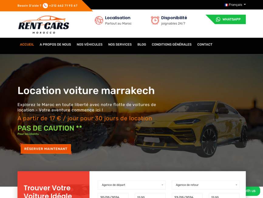 Rent cars morocco