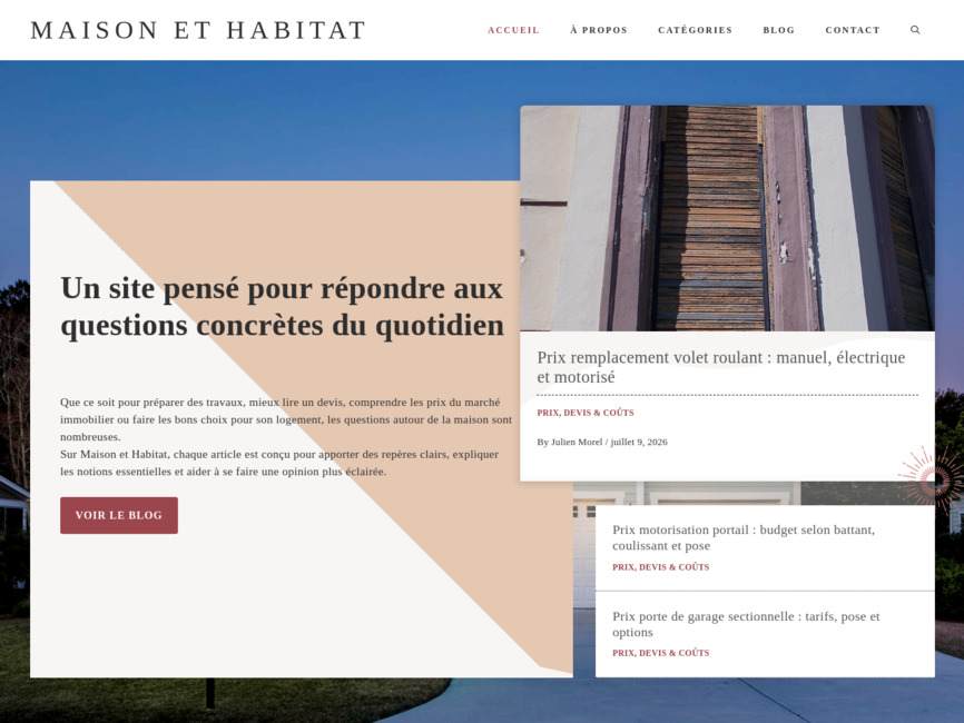 Maison et habitat — conseils travaux, rénovation et décoration