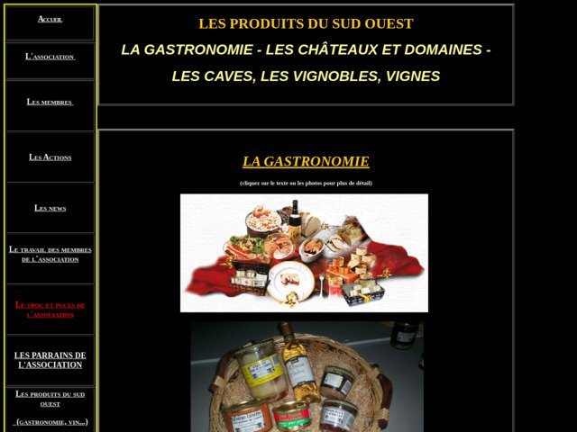 La gastronomie et les vignoble du sud ouest