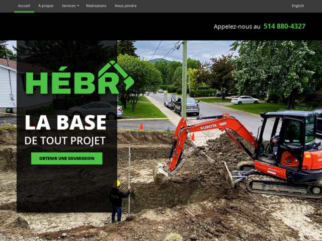 Entrepreneur en excavation rive-sud | excavation hebr