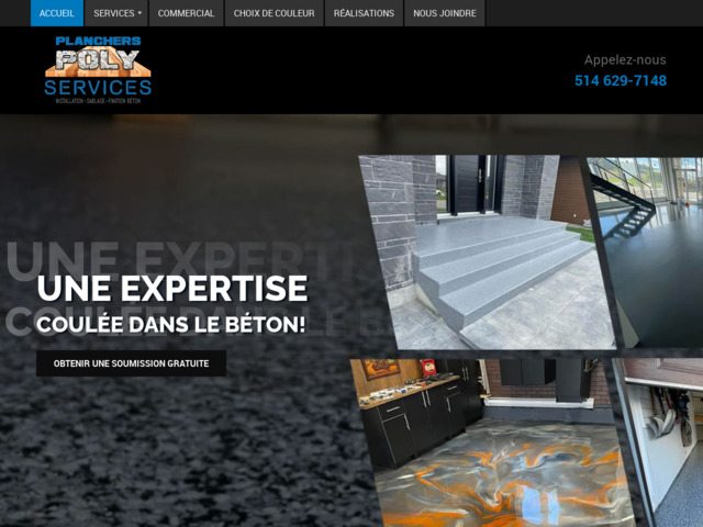 Planchers poly-services - plancher de garage et d'époxy à blainville