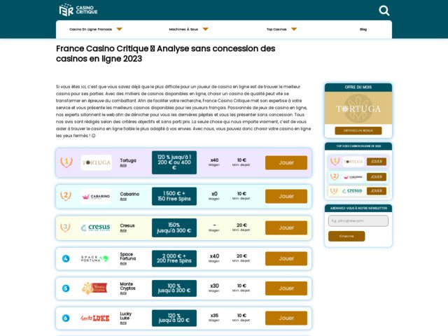 Frcasinocritique