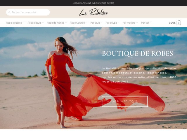 Découvrez la boutique de robes Larobelière