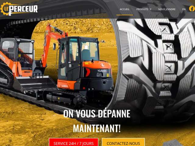 Fournisseur chenilles traction caoutchouc | Le Perceur