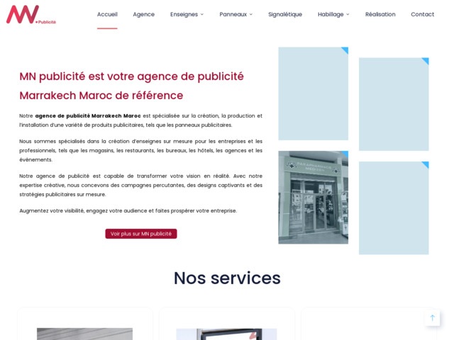 MN Publicité - Votre agence de publicité Marrakech Maroc