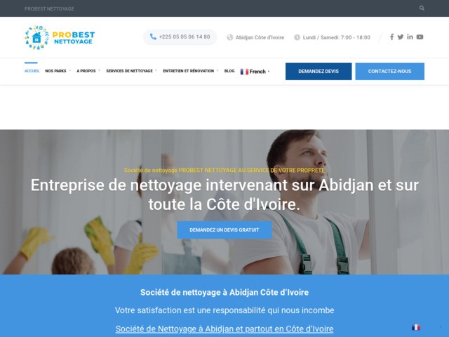 Socit de nettoyage abidjan