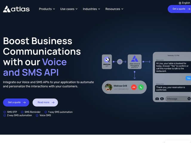 Voice and SMS API