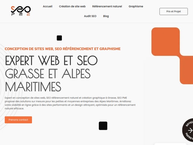 Spécialiste du web pour les PME de Grasse et alentours en PACA