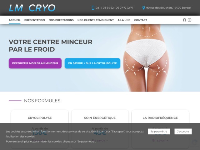 LM Cryo - Centre d'amincissement à Bayeux (14)