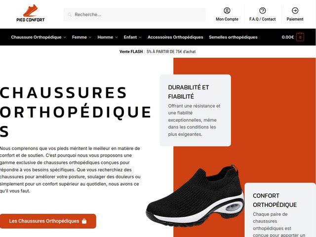 Chaussure orthopédique