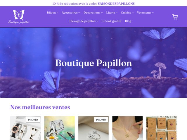 Boutique papillon