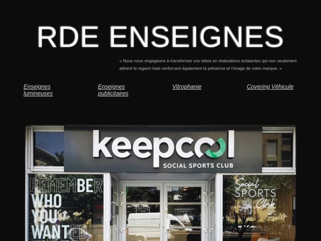 Rde enseignes