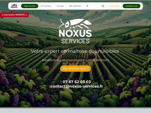 Noxus-services dératisation & désinsectisation