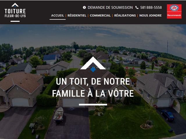 Couvreur Charlesbourg et Beauport | Toiture Fleur de Lys