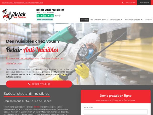 Belair anti nuisibles