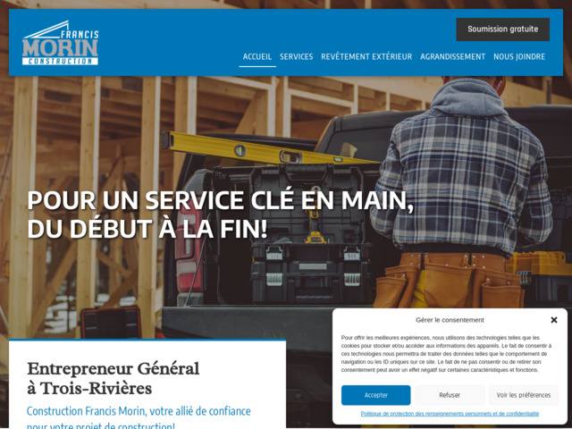 Construction francis morin - entrepreneur gnral  trois-rivires
