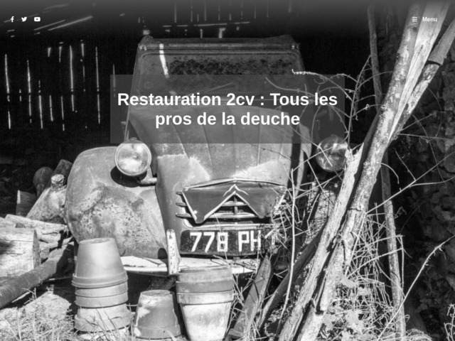 Tous les garages 2CV sur une carte