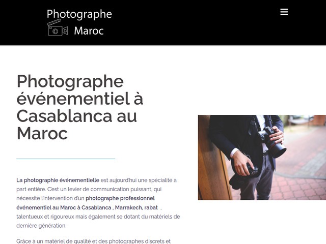 Photographe événementiel à Casablanca au Maroc